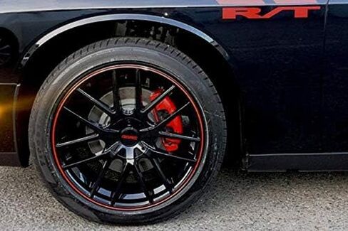 TR60 18x8, Bolt Pattern: 5x108/4.5, Offset: 40, BLACK/RED RING, set of 1 in Saudi Arabia