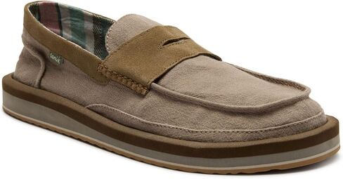 Sanuk Mens Donny Penny Loafer | Mens Shoes | Slip On Shoes for Men | Men's Slip-on Loafers | Comfort Footbed in Saudi Arabia