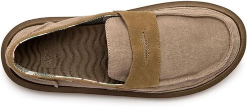 Sanuk Mens Donny Penny Loafer | Mens Shoes | Slip On Shoes for Men | Men's Slip-on Loafers | Comfort Footbed in Saudi Arabia