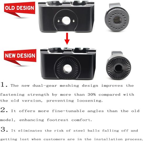 Real Anti-Skid CNC Wide Fat Footpegs Foot Pegs 360°Rotating MX Custom Chopper Bobber Style Footrests For Harley Dyna Sportster Fatboy Iron 883 in Kuwait