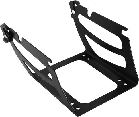 TCT-MOTORPARTS Solo Tour Luggage Mounting Rack Detachable Fit for Harley Softail Fat Boy Springer Heritage Classic FLSTC 2000-2017 Chrome in Saudi Arabia
