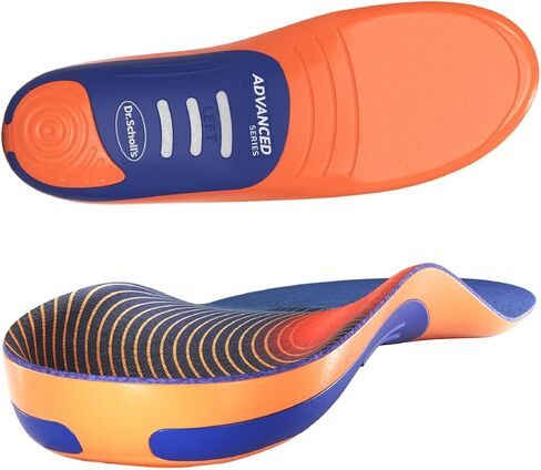 Dr. Scholl’s Advanced Pain Relief Insoles for Men Women, Heavy Duty Orthotics Inserts for Work Shoes & Boots, Plantar Fasciitis & Arch Support, Flat Feet, Shock-Absorbing, Supports up to 340 lbs in Saudi Arabia