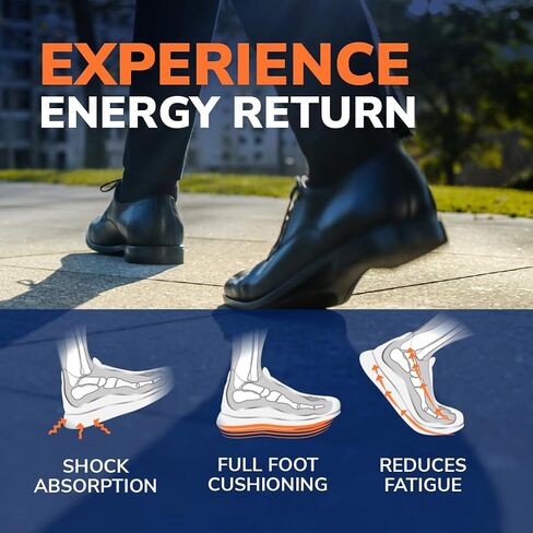 Dr. Scholl’s Advanced Pain Relief Insoles for Men Women, Heavy Duty Orthotics Inserts for Work Shoes & Boots, Plantar Fasciitis & Arch Support, Flat Feet, Shock-Absorbing, Supports up to 340 lbs in Saudi Arabia