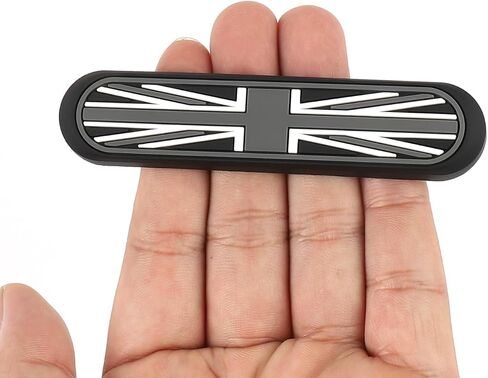 Union Jack Silicone Car Side Door Edge Guards Protector Black Scratch Guard Strip for Mini Cooper R50 R52 R53 R55 R56 R57 R60 R61 F54 F55 F56 F57 F60 (4PCS Union Jack Gray/Black) in Saudi Arabia