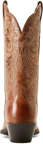 Ariat Women's Round Up Square Toe Western Boot, Ready Russet, 10 Wide in Saudi Arabia