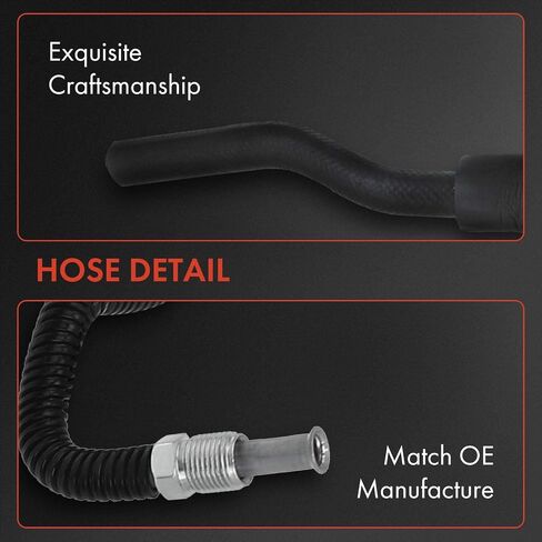 A-Premium Power Steering Hose Return Line Hose Assembly Compatible with Toyota Land Cruiser 2003-2007 Lexus LX470 2002-2007 V8 4.7L Gear To Cooler in Saudi Arabia