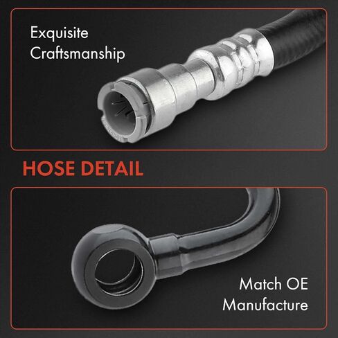 A-Premium Power Steering Hose Return Line Hose Assembly Compatible with BMW 323i 2006-2011, 325i 330i 2006, 328i 2007-2013, 128i 2018-2013 2.5L 3.0L in Saudi Arabia