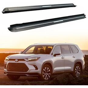 2Pcs Door Fixed Running Board Side Step Compatible with Toyota Grand Highlander 2023 2024 2025 Pedal Nerf Bar Platform in Saudi Arabia