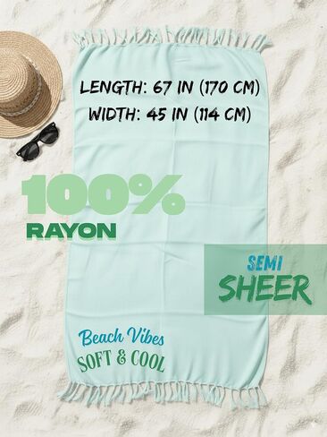 Extra Soft Sarong for Women | Beach & Swimsuit Coverup Pareo | 100% Rayon - Soft, Lightweight, & Breathable in Saudi Arabia