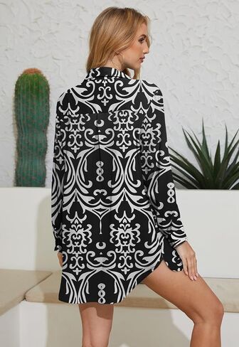 Yincro Women's Swimsuit Coverup Shirt Button Down Beach Cover Up for Swimwear in Kuwait