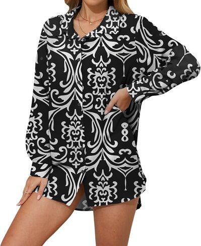Yincro Women's Swimsuit Coverup Shirt Button Down Beach Cover Up for Swimwear in Kuwait