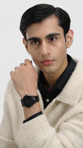 Fossil Men's Minimalist Three-Hand Brown Leather Watch in Kuwait