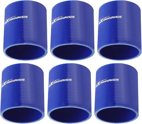 maXpeedingrods 2.5" Universal Aluminum Intercooler Piping Tube Kit with Coupler T-Clamps, 32PCS Blue in Saudi Arabia
