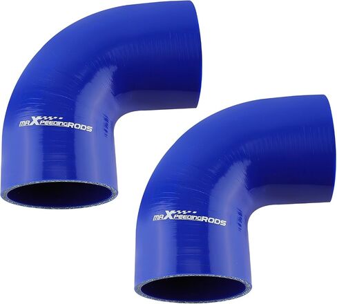 maXpeedingrods 2.5" Universal Aluminum Intercooler Piping Tube Kit with Coupler T-Clamps, 32PCS Blue in Saudi Arabia
