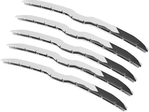 Kojem Grille Trim Compatible with 2019-2023 Dodge Ram 1500 5 Bar Overlay Grill Cover Overlay Insert Chrome in Saudi Arabia