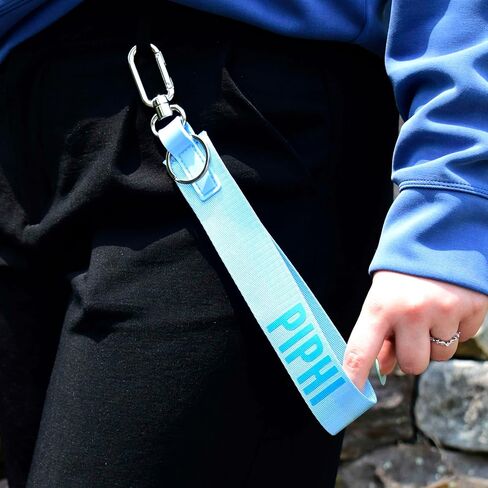 Sorority Shop Delta Delta Delta Keychain - Hands-Free Wristlet Lanyard Keychain with Tri Delta Sorority Nickname, 9" Durable Polyester Strap with Alloy Hardware, Holder for Keys, Wallet, Accessories in Saudi Arabia