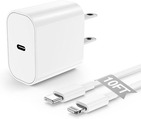 2 حزمة شاحن فائق السرعة بقدرة 45 وات مع كابل من النوع C بطول 10 أقدام، ومحول USB C لشحن الحائط وسلك شاحن هاتف Android طويل لهاتف Samsung Galaxy S23 Ultra/S23/S23+/S22/S22+/S22 Plus/S21/Note 20/Note10+ in Kuwait