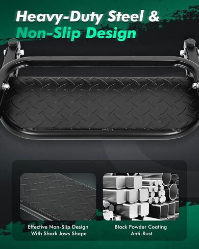 SCITOO Folding Heavy Duty Tire Steps for Pickup Truck, SUV Fits Tire from 9" to 13" in Saudi Arabia
