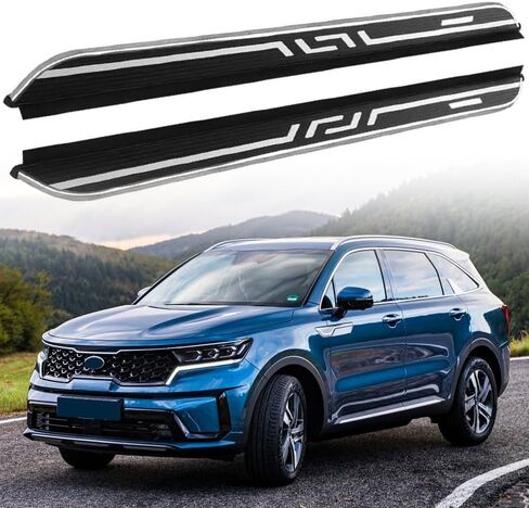 خطوات جانبية مناسبة لملحقات لوح الجري KIA Sorento 2021-2025 Nerf Bar in Saudi Arabia