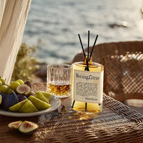 English Pear&Freesia Scent Premium Reed Diffuser Set - 400ml /13.53 fl.oz Scented Oil with 6 Sticks | Long-Lasting Fragrance for Home & Office | Luxury Gift in Kuwait