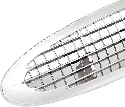 Chrome Hood Grille Air Intake Vent Cover Compatible with 2002-2018 Freightliner M2 100 106 112 Replacement for 17-14809-005 Front Upper Mesh Intake Vent Side Grill in Saudi Arabia