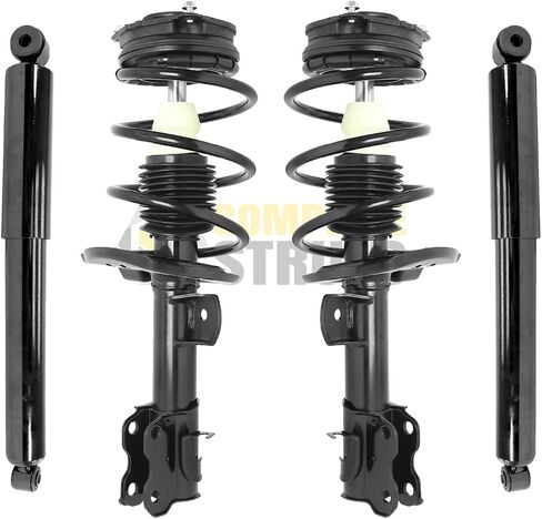 COMPLETESTRUTS - Front Quick Complete Strut Assemblies with Coil Springs and Rear Shock Absorbers Replacement for 2013-2019 Nissan Sentra - Set of 4 in Saudi Arabia
