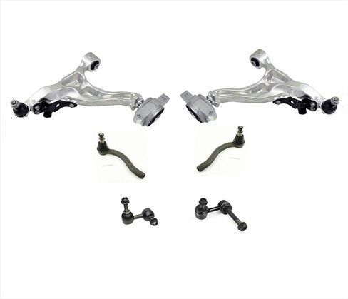 Mac Auto Parts Lower Control Arms Ball Joint Tie Rods Replacement Kit for Infiniti EX35 08-12 Rear Wheel Drive Only in Saudi Arabia