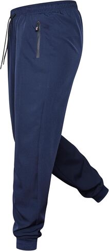 Men's Casual Pants - Lightweight Quick-Dry Stretch Joggers with Zippered Pockets in Saudi Arabia