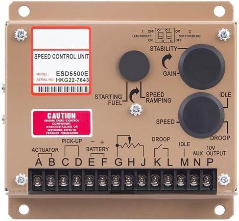 ESD5500E ADC225 مولد طاقة الديزل المحرك الحاكم وحدة تحكم سرعة المحرك ESD5500E مع مستشعر لاقط MPU 3034572 M16 (12 فولت) in Saudi Arabia