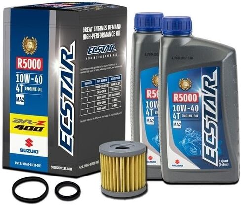 سوزوكي Ecstar R5000 DRZ400 10w40 طقم تغيير الزيت 990A0-01E10-DRZ in Kuwait