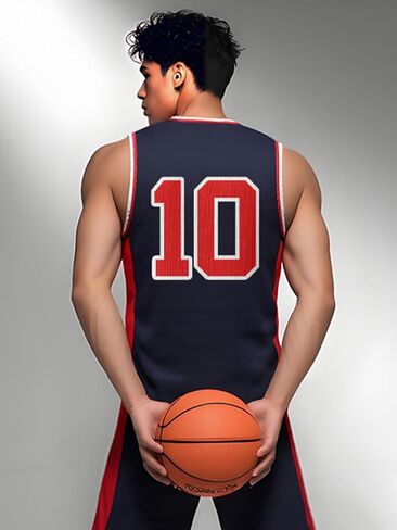 Men's USA Basketball Jersey White Black Tank Number America Flag Basketball Uniform Red White Blue Top for Sports Training in Saudi Arabia