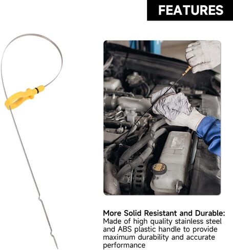 Engine Oil Dipstick Oil Level Dipstick - Compatible for Mazda 6 2009-2013 for Mazda CX-9 2007-2015 - Replace Part CY01-10-450A, ZZJ1-10-450A in Saudi Arabia