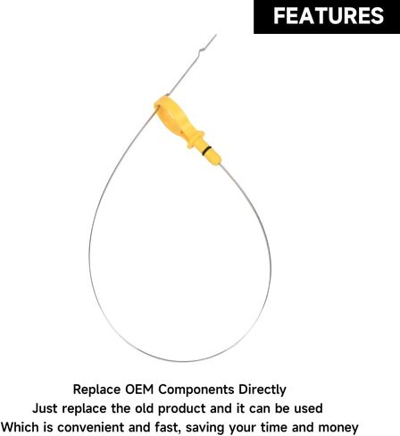 Engine Oil Dipstick Oil Level Dipstick - Compatible for Mazda 6 2009-2013 for Mazda CX-9 2007-2015 - Replace Part CY01-10-450A, ZZJ1-10-450A in Saudi Arabia