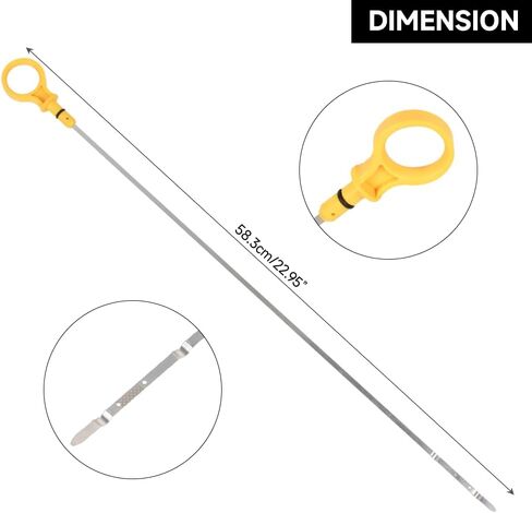 Engine Oil Dipstick Oil Level Dipstick - Compatible for Mazda 6 2009-2013 for Mazda CX-9 2007-2015 - Replace Part CY01-10-450A, ZZJ1-10-450A in Saudi Arabia