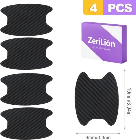 4PCS Car Door Handle Scratch Protector & Door Handle Cup Protector, Universal Anti-Scratch Guard Film Stickers for Most Vehicles, Cars, Trucks, SUV in Saudi Arabia