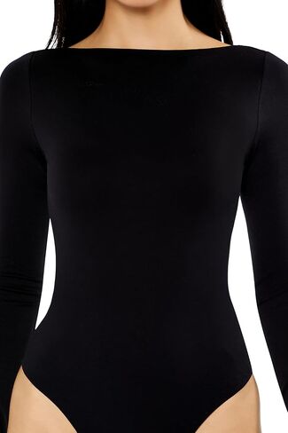 Forever 21 Women's Seamless Open-Back Thong Bodysuit in Saudi Arabia