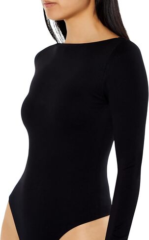 Forever 21 Women's Seamless Open-Back Thong Bodysuit in Saudi Arabia