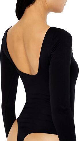 Forever 21 Women's Seamless Open-Back Thong Bodysuit in Saudi Arabia