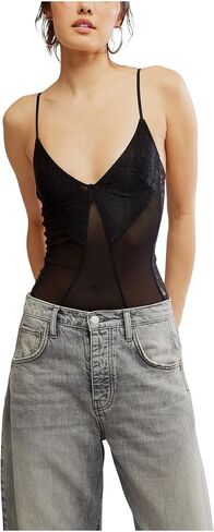 Free People womens Take My Number Bodysuit in Saudi Arabia