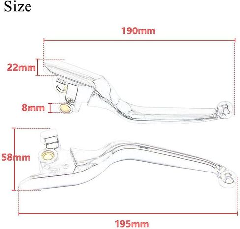 Motorcycle Brake Clutch Levers for Harley Softail Breakout Fat Boy Deluxe Heritage Classic FLS Slim Street Bob 2015-2024 Handle Lever Accessories in Saudi Arabia