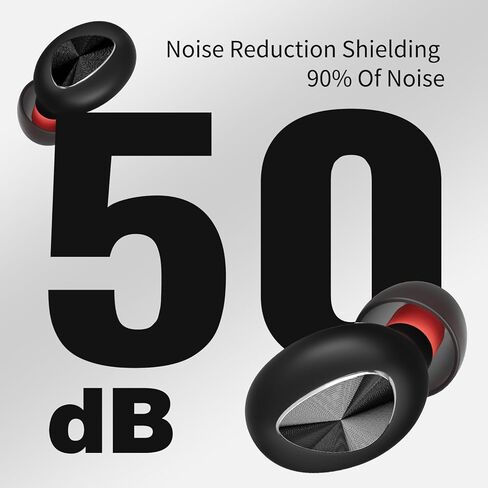 Ear Plugs for Sleeping Noise Cancelling 50db Reusable Silicone Earplugs for Noise Reduction Hearing Protection for Concert Motorcycle Snoring Shooting Work Focus with 8 Eartips Case in Saudi Arabia