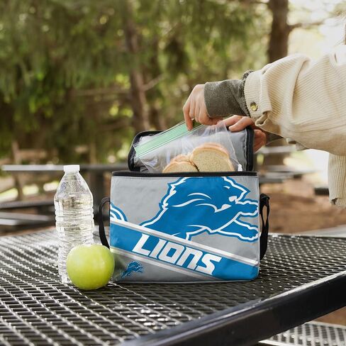 New England Patriots Big Logo Stripe 6 Pack Cooler in Saudi Arabia
