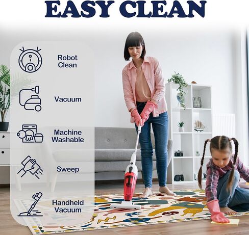 سجادة أطفال Nayoroom ذات طابع الفضاء الديناصورات المرصعة بالنجوم مقاس 5 × 7 - سجادة لعب ناعمة لغرفة نوم الأطفال الصغار وغرفة اللعب - ديكور حيوانات محشو على شكل كوكب ديناصور غريب الأطوار. in Kuwait