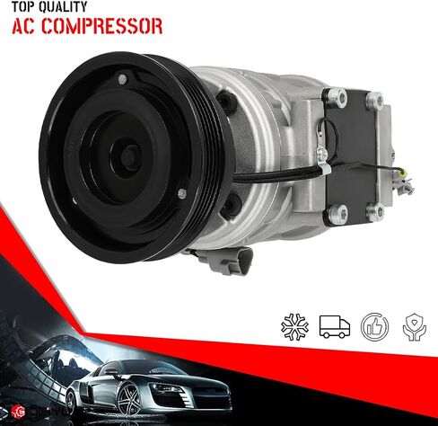 cciyu AC Compressor for Car 1998 1999-2000 for Toyota RAV4 2.0L,Air Conditioning Compressor with Clutch 5 Grooves 77322 in Saudi Arabia