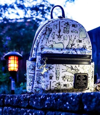 Loungefly Disney The Nightmare Before Christmas Glow-In-The-Dark Mini Backpack in Saudi Arabia