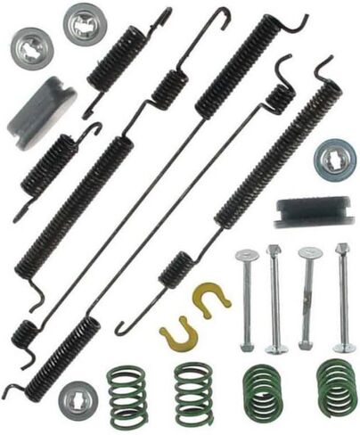 KarParts360 For Toyota Matrix 2003 04 05 06 07 2008 Brake Shoe Hold-down Spring Kit Rear | Colored Springs | Gold Classification in Saudi Arabia