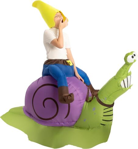 أزياء الهالوين القابلة للنفخ من شركة Spooktacular Creations، زي غنوم رايد ركوب الحلزون على زي قابل للنفخ in Saudi Arabia