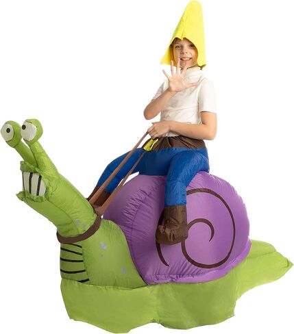 أزياء الهالوين القابلة للنفخ من شركة Spooktacular Creations، زي غنوم رايد ركوب الحلزون على زي قابل للنفخ in Saudi Arabia