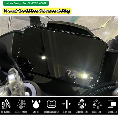 ملحقات الدراجة النارية لـ CFMOTO CF MOTO 450SR 450SS SR450 450 SR SS العنقودية المضادة للخدش متر فيلم لوحة القيادة غطاء واقي للشاشة in Saudi Arabia