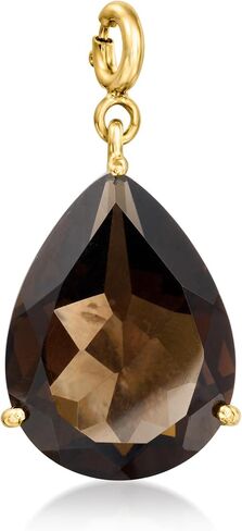 Ross-Simons 12.00 Carat Smoky Quartz Charm in 18kt Gold Over Sterling in Saudi Arabia